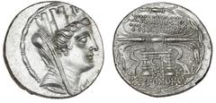Ancient coins Greece The Hellenistic Monarchies Seleucid Kingdom Ancient Greece, Seleukid Empire, Seleucia Pieria, Tetradrachm, year 16 (94/3 BC), 14.68 g, HGC 9 1382 EF