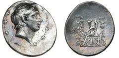 Ancient coins Ancient coins Greece The Hellenistic Monarchies Seleucid Kingdom Ancient Greece, Seleukid Empire, Demetrios I Soter, 162-150 BC, Tetradrachm, Antioch, c. 162-155 BC, 16.60 g, SC 1640.1d 
