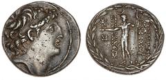 Ancient coins Greece The Hellenistic Monarchies Seleucid Kingdom Ancient Greece, Seleukid Empire, Antiochos VIII Epiphanes (Grypos), 121/0 - 97/6 NC, Tetradrachm, Ake-Ptolemaïs, 16.44 g, SC 2335.2a - 
