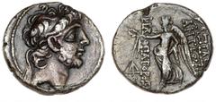 Ancient coins Greece The Hellenistic Monarchies Seleucid Kingdom Ancient Greece, Seleukid Empire, Antiochos IX Eusebes Philopator (Kyzikenos), 114-95 BC, Drachm, Antiochia, 3.16 g, SC 2367b, Rare, scr