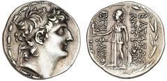 Ancient coins Greece The Hellenistic Monarchies Seleucid Kingdom Ancient Greece, Seleukid Empire, Antiochos VII Euergetes, 138-129 BC, Tetradrachm, Antioch, 16.08 g, SC 2061.1f, HGC 9, 1067d - brushed
