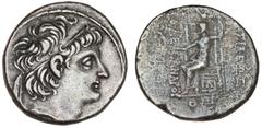 Ancient coins Ancient coins Greece The Hellenistic Monarchies Seleucid Kingdom Ancient Greece, Seleukid Empire, Alexander II, 128–123 BC, Tetradrachm, 124/123 BC, Damaskos, 15.77 g, SC 2248.5, HGC 9, 