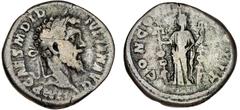 Ancient coins Ancient coins Roman Empire Roman Empire, Didius Julianus, 193, Denarius, Rome, CONCORD MILIT, 2.80 g, RIC 1, RSC 2 - Rare F Ex. Professor Niels Hannestad. With collectors ticket.