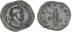 Ancient coins Ancient coins Roman Empire Romerske kejserdømme, Balbinus, 238, Sestertius, Rom, P M TR P COS II P P, 22,97 g, RIC 16 - some tooling VF-F Ex. Professor Niels Hannestad, with collectors t