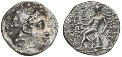 Ancient coins Greece The Hellenistic Monarchies Seleucid Kingdom Ancient Greece, Seleukid Empire, Demetrios II Nikator, 145-138 BC, Drachm, Antioch, 3.56 g, SNG Spaer 1606 var