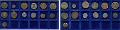 Ancient coins Rome - Collections Roman Empire, coll. of coins, Vespasian, Titus, Domitian, Nerva, Trajan, Hadrian, Marcus Aurelius, Caracalla, Diocletian, Maximian, Licinius and Konstantin I. (13)