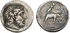 Ancient coins Ancient coins Greece The Hellenistic Monarchies Seleucid Kingdom Ancient Greece, Seleukid Empire, Seleukos I Nikator, 312–281 BC, Tetradrachm, Seleucia, 15.05 g, VF