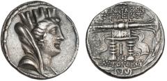 Ancient coins Greece The Hellenistic Monarchies Seleucid Kingdom Ancient Greece, Seleukid Empire, Seleukeia Pieria, Tetradrachm, year 10 (100-99 BC), 14.35 g, HGC 9, 1382, DCA 697 VF