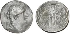 Ancient coins Greece The Hellenistic Monarchies Seleucid Kingdom Ancient Greece, Seleukid EMpire, Antiochos VII Eurgetes, 138-129 BC, Tetradrachm, Antioch, 16.30 g, SC 2061.4c, HGC 9. 1079 VF