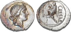Ancient Coins Coins - Ancient coins - Roman Republic Julius Caesar, dictator from 49 BC till his assassination in 44 BC, Denarius, struck in North Africa at a military mint, c. 46 - 45 BC, Cr. 458/1, 