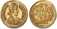Ancient Coins Coins - Ancient coins - Roman Empire Honorius, 393 - 423 AD, Solidus, Ravenna, 402 - 406 AD, RIC 1287, Depeyrot 7/1, 4.47 g EF-VF