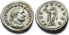 Ancient coins - Roman Empire Balbinus, 238 AD, denarius, Rome, RIC 8, C 27, 3,27g, minor tooling in obv. right field - scarce EF-VF Estimate: 3,000 DKK / 400 EUR