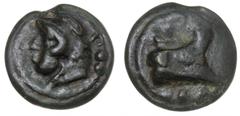 Ancient coins Roman Republic Roman Republic, Aes Grave, Anonymous Quadrans, 225–217 BC, Rome, Libral standard, Cr. 35/4, Syd. 75, 53.25 g VF