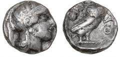 Ancient coins Ancient coins Greece Illyria and Central Greece Ancient Greece, Attica, Athen, Tetradrachm, c. 454 - 404 BC, SNG Cop. 31ff., 16.33 g. F