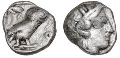 Ancient coins Ancient coins Greece Illyria and Central Greece Ancient Greece, Attica, Athen, Tetradrachm, c. 454 - 404 BC, SNG Cop. 31ff., 16.79 g. F