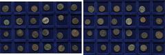 Ancient coins Ancient coins Rome - Collections Roman Empire, collection of late Roman AE coins, incl. Fausta, Follis, Nicomedia, SPES REI PVBLICA, RIC 131; Helena, Follis, Siscia, SECVRITAS REIPVBLICE
