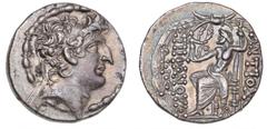 Ancient coins Greece The Hellenistic Monarchies Seleucid Kingdom Ancient Greece, Seleucid Empire, Antiochos VIII Epiphanes (Grypos), 121 - 97 BC, Tetradrachm, 15.64 g, Antiochia, SC 2309 EF