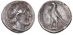 Ancient coins Greece The Hellenistic Monarchies Ptolemaic Kingdom of Egypt Ancient Greece, Ptolemaic Kingdom in Egypten, Ptolemaios II Philadelphos, 285-246 BC, Tetradrachm, Sidon, 13.61 g, SNG Cop 50