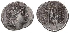 Ancient coins Ancient coins Greece The Hellenistic Monarchies Seleucid Kingdom Ancient Greece, Seleucid Empire, Antiochos VII Euergetes, 138-129 BC, Drachm, 3.98 g, SC 2095A VF