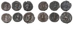 Ancient coins Ancient coins Roman Empire Roman Empire, Egypt, Alexandria, 6 Tetradrachms, Gallienus, Datt. 5220, Tacitus, Datt. 5515, Probus, Datt. 5529, 5555, Diocletian, Datt. 5779, Maximianus, Datt
