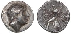 Ancient coins Ancient coins Greece The Hellenistic Monarchies Seleucid Kingdom Ancient Greece, Seleucid Empire, Antiochos I Soter, 281 – 261 BC, Tetradrachm, Seleukia on Tigris, 16.55 g, SNG Cop 56 F