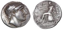 Ancient coins Greece The Hellenistic Monarchies Seleucid Kingdom Ancient Greece, Seleucid Empire, Antiochos I Soter, 281 – 261 BC, Tetradrachm, Seleukia on Tigris, 15.32 g, SNG Cop 56 - edge damage VF