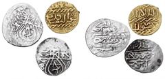 World coins The Caliphate Coll. Islamic coins, Au and Ag, incl. Mamluk, Egypt, Abu Al Nasr, Qa'tibay, Ashrafi, 3.37 g. (3)