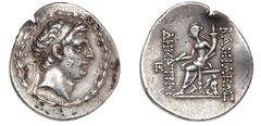 Ancient coins Ancient coins Greece The Hellenistic Monarchies Seleucid Kingdom Ancient Greece, Seleukid Kingdom, Demetrius I, 162-150 BC, Antioch, Tetradrachm, cf. SNG Cop. 230-232, 16.69 g, edge dama