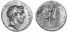 Ancient coins Greece The Hellenistic Monarchies Seleucid Kingdom Ancient Greece, Seleukid Empire, Demetrios I Soter, 162-150 BC, Antioch, Tetradrachm, c. 162-154 BC, SC 1640, 15.83 g. VF