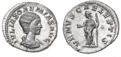 Ancient coins Ancient coins Roman Empire Roman Empire, Julia Soaemias, 218-222, Denarius, Rome, VENVS CAELESTIS, 3.10 g, RIC 241 EF