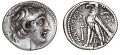 Ancient coins Greece The Hellenistic Monarchies Seleucid Kingdom Ancient Greece, Seleukid Empire, Antiochos VII Euergetes, 139-129 BC, Tyre, Tetradrachm, Newell 145, HGC 1074, 13.88 g, crack. VF-F