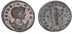 Ancient coins Ancient coins Roman Empire Roman Empire, Severina, 270-275, Antoninianus, Siscia, CONCORDIA MIILITVM, 4.25 g, RIC 13 EF