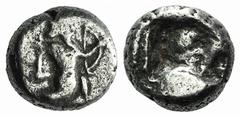 Multiple Lots Lot of 2 Greek coins, including Lycia, Phaselis Æ and Persian AR Quarter Siglos.
