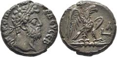GRECIA Y ROMA / greek and roman coins ROMA IMPERIO. Cómodo. Alejandría. Tetradracma. 177-192. Busto laureado a derecha, alrededor Μ Α ΚΟΜ ΑΝΤ CΕΒ ΕΥCΕΒ. Águila batiendo las alas a derecha sobre fulmen