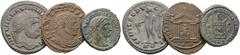 MONEDAS ANTIGUAS/ancient coins ROMA Imp. Maximiano. (295-6). Follis. GENIO POPVLI ROMANI y Kª en exergo. Cy344. C221. Maximiano. Follis. (309-313). Ara encendida. Cy no cita. Magencio. (307 d.C.). Fol