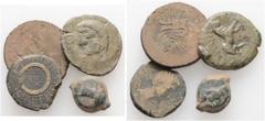 MONEDAS ESPAÑOLAS/spanish coins HISPANIA. Ebusus. Cabiro con los brazos levantados y toro con cabeza vuelta. Vives9/10 lámXI pero la factura es como la nº2. 3´31 g. BC. Junto a Cartagonova. Augusto. S