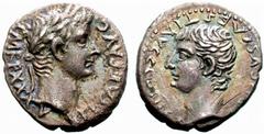MONEDAS ANTIGUAS GRECIA Capadocia, Reino No.: 57 Starting Price - Precio de salida: EUR 150 33-34 d.C. Tiberio. Dracma. Caesarea. A/Cab. de Tiberio. R/Cab. de Augusto. RIC86. Mbc/Mbc+, tono.