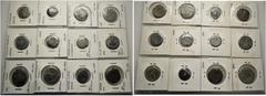 IBÉRICAS / iberian coins COLONIA PATRICIA. As (2). Semis. Corduba. Semis (3). Gades. As. Semis. Cuadrante. Julia Traducta. As (3). En cartones catalogados por el coleccionista. Oxidaciones limpiadas. 