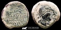 Ancient Hispania Obulco bronze As 22.87 g., 28 mm. Porcuna, Jaen. II century BC Good very fine (MBC) Ancient Hispania. Obulco (Porcuna, Jaen), bronze As (22.87 g., 28 mm.). Minted in the II century B.
