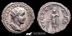 Roman Empire Gordian III Silver Antoninianus 4.93 g., 23 mm Rome 238-244 A.D. nEF Roman Empire - Gordian III (238-244 A.D.) Silver antoninianus (4.93 g., 23 mm) Rome mint. IMP CAES M ANT GORDIANVS AVG
