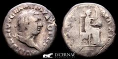 Roman Empire Roman Empire. - Vitellius (April - 20 December AD 69.) Silver denarius (2.90 g. 18 mm.) - From Rome mint, 69 A.D. A VITELLIVS GERM IMP AVG TR P, laureate head of Vitellius right. / PONT M