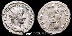 Roman Empire Roman Empire - Gordian III (238-244 A.D.). Silver antoninanus (4,80 g., 22 mm) Minted in Rome in 239 A.D. IMP CAES GORDIANVS PIVS AVG, radiate, draped and cuirassed bust of Gordian III ri