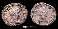 Roman Empire Roman Empire - Geta (AD 198-211). Silver denarius (3,20 g., 21 mm.) Minted in Rome, 211 A.D. P SEPT GETA PIVS AVG BRIT, laureate head of Geta right. TR P III COS II P P, Janus standing fa
