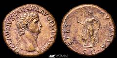 Roman Empire Roman Empire. Claudius I (41 - 54 A.D.) - Bronze sestertius (26,42 g. 33 mm.) Minted in Rome between 41-42 A.D. TI CLAVDIVS CAESAR AVG P M TR P IMP P P, Laureate head right./ SPES AVGVSTA