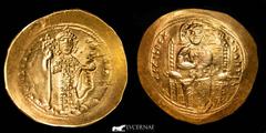 Byzantine Empire Byzantine Empire - Constantin X, histamenon nomisma (scyphate) (4,39 g. 26 mm.). Constantinople mint, 1059-1067. Coin have a 1974 pedigree documents. + IhS XIS REX REINANTInm Christ e