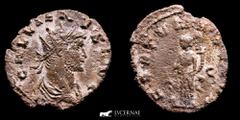Roman Empire Roman Empire - Gallienus in the sole reign, 260-268. Silvered Antoninianus (2,27 g. 20 mm.), Rome mint, 265. GALLIENVS AVG - Radiate, draped and cuirassed bust to right. FORTVNA REDVX / ç