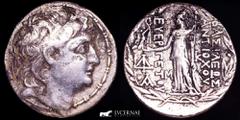 Ancient Greek Ancient Greek - The Seleukid Kingdom - Antiochos VII Euergetes (138-129 BC) - Silver Tetradrachm (15,18 g. 28 mm.) (Posthumous Cappadocian issue, struck under Ariarathes VII (112-100 B.C