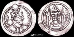 Ancient Greek Sasanian Empire SASANIAN KINGS. Peroz I, 457/9-484. Silver Drachm (3.23 g. 28 mm), AT (Adurbadagan?). MZDYSN BGY KDY PYLWCY ('Worshipper of Lord Mazda, 'God' King Peroz' in Pahlawi) Drap