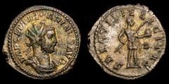 Roman Imperial Coins Roman Empire Carinus (282-283 A.D.) antoninianus (4.02 g, 24 mm.), Lugdunum mint. Obv.: IMP C M AVR CARINVS AVG, radiate and cuirassed bust of Carinus facing right. Rev.: SAECVLI 