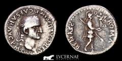 Roman Empire Roman Empire - Galba (AD 68-69). Silver denarius (3.51 g., 19 mm ). Rome mint. SER GALBA IMP CAESAR AVG P M TR P, laureate head right. / RENASC ROMA, Roma advancing right, holding Victory